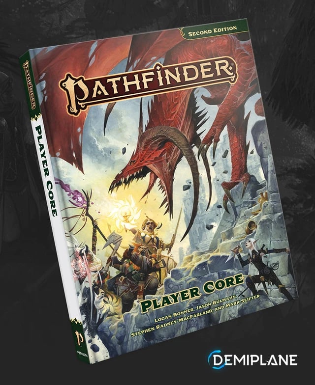 Pathfinder 2nd Edition Remaster Player Core Cover on Demiplane's Pathfinder NEXUS