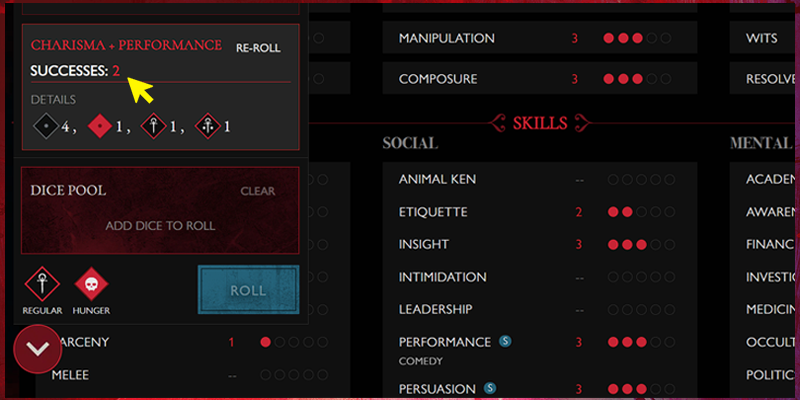 Rolling Dice Pool